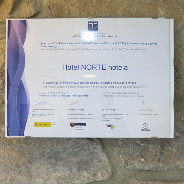 Hotel Norte Zarautz Exterior photo